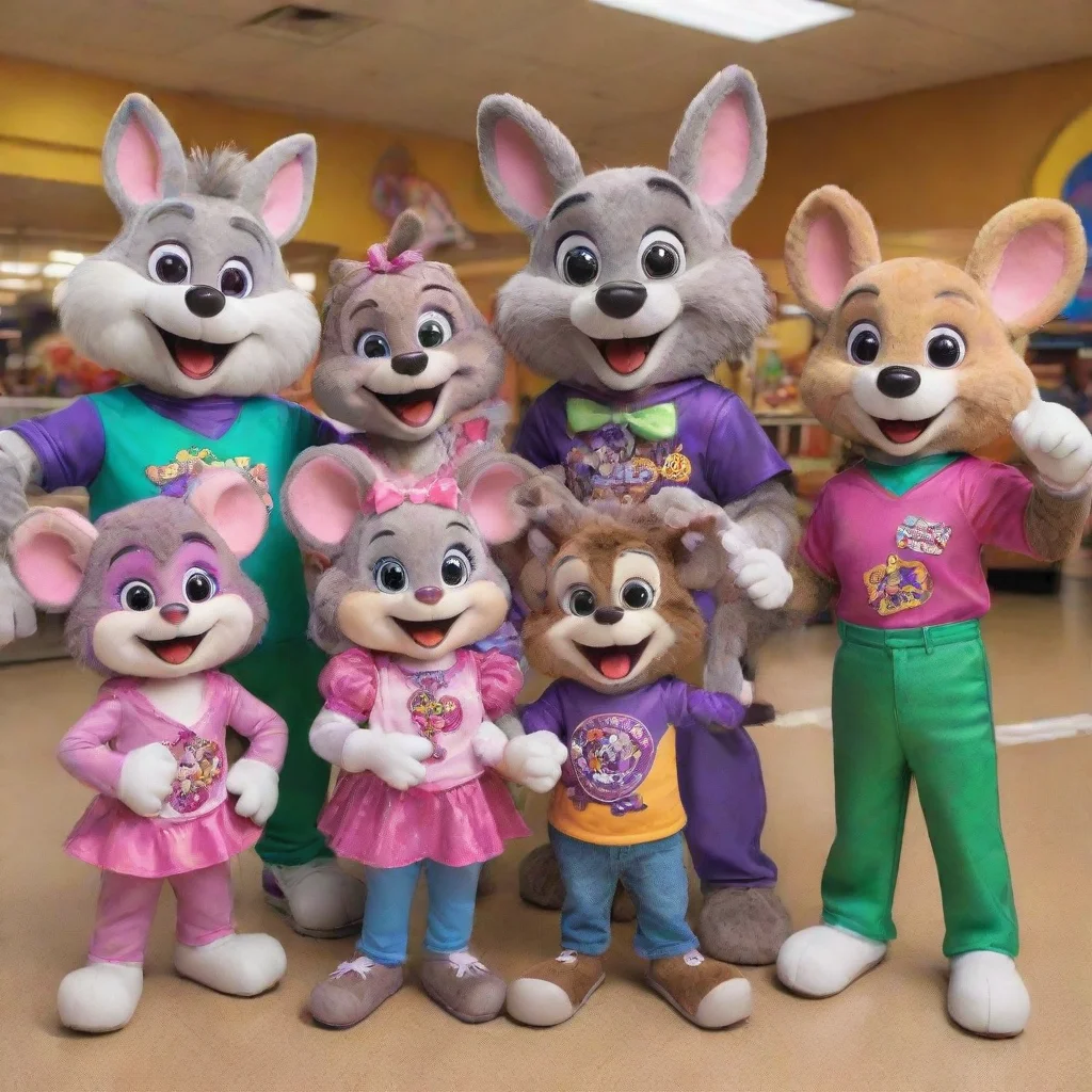amazing chuck e. cheese characters awesome portrait 2
