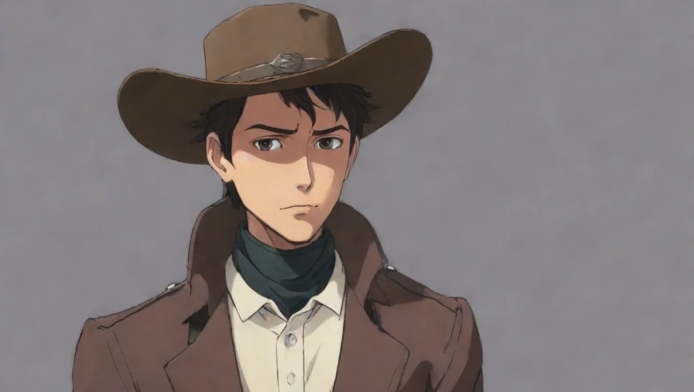 aiamazing claude epic robot half cowboy kind hearted hero character ghibli aesthetic epic guy helpful portrait awesome portrait 2 widescreen