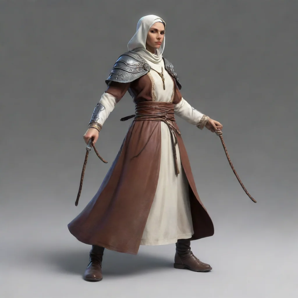 aiamazing cleric with a whip awesome portrait 2