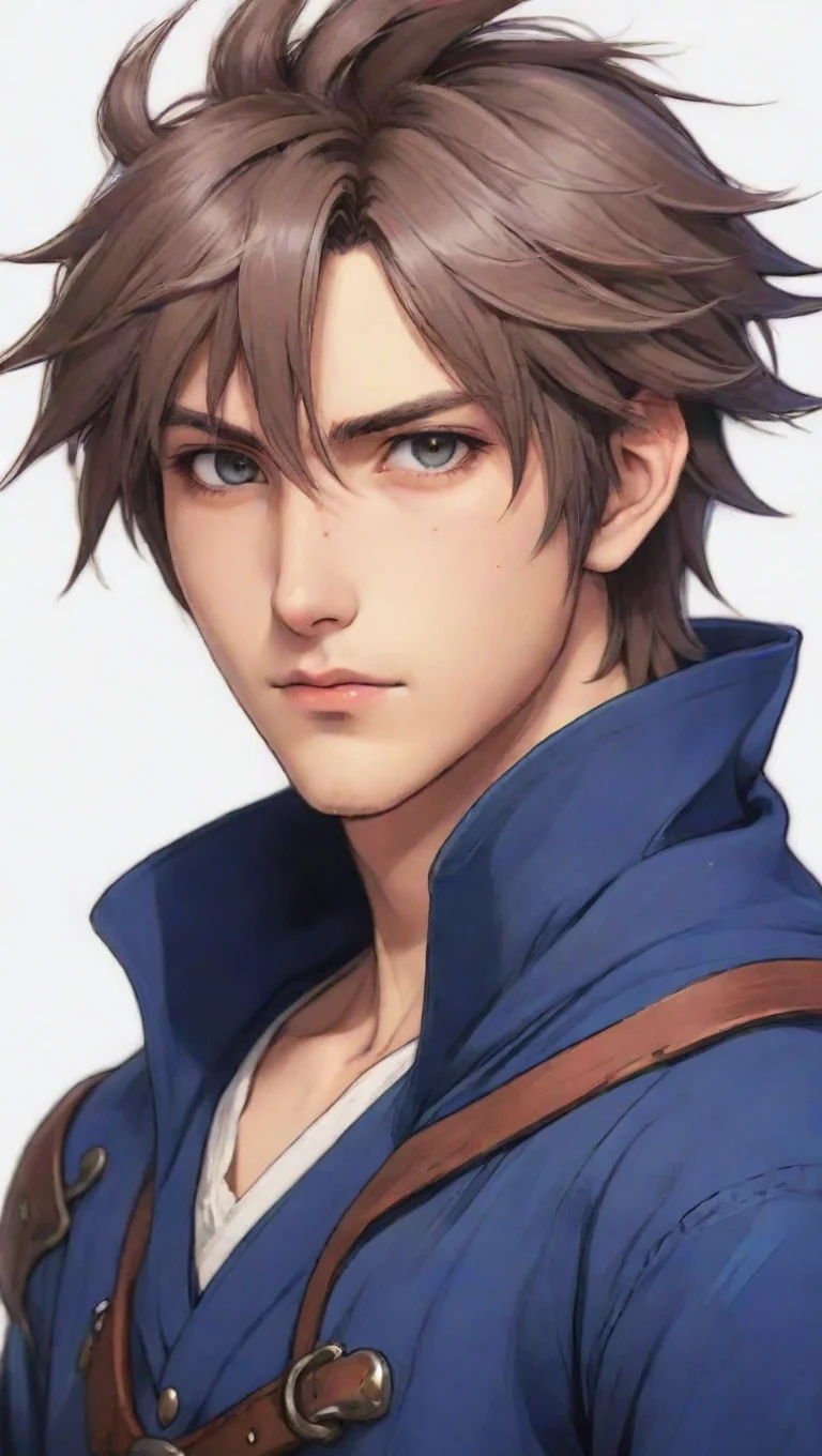 aiamazing comic book anime style fantasy character final fantasy stylized anime aesthetic ghibli portrait male good looking awesome portrait 2 tall