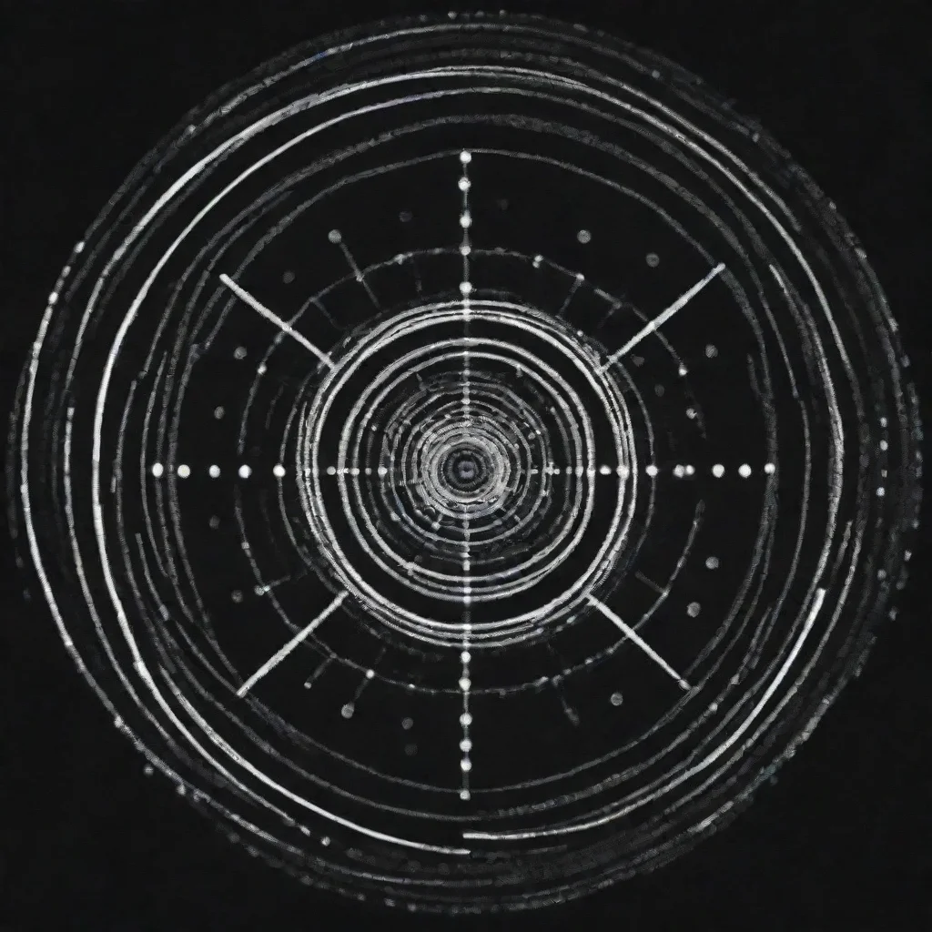 aiamazing complex unknown symbols symmetrical lines dots vector clip art  black and white ascending awesome portrait 2