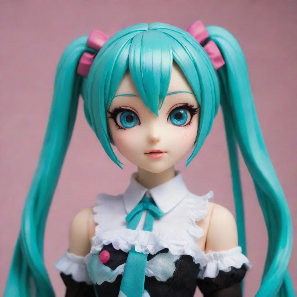 amazing creepy miku doll  awesome portrait 2