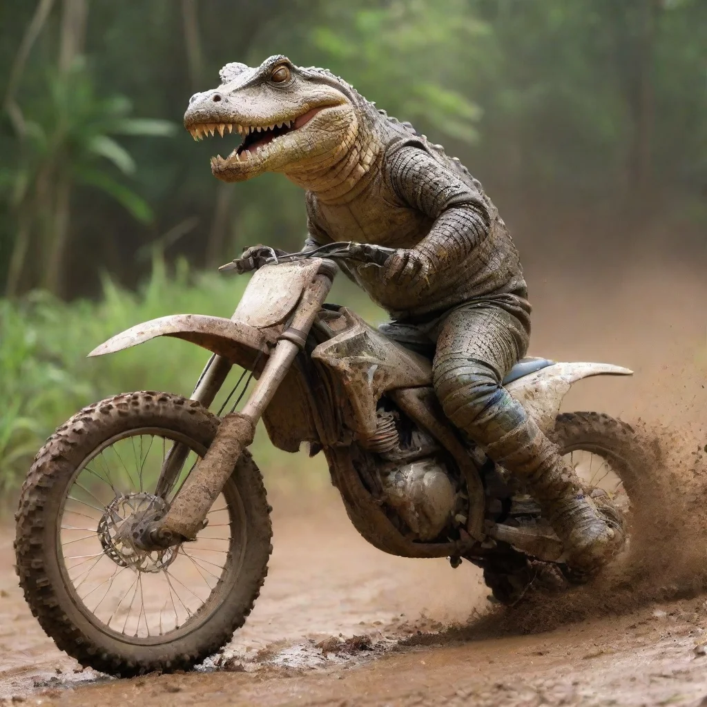aiamazing croc dirt bike awesome portrait 2