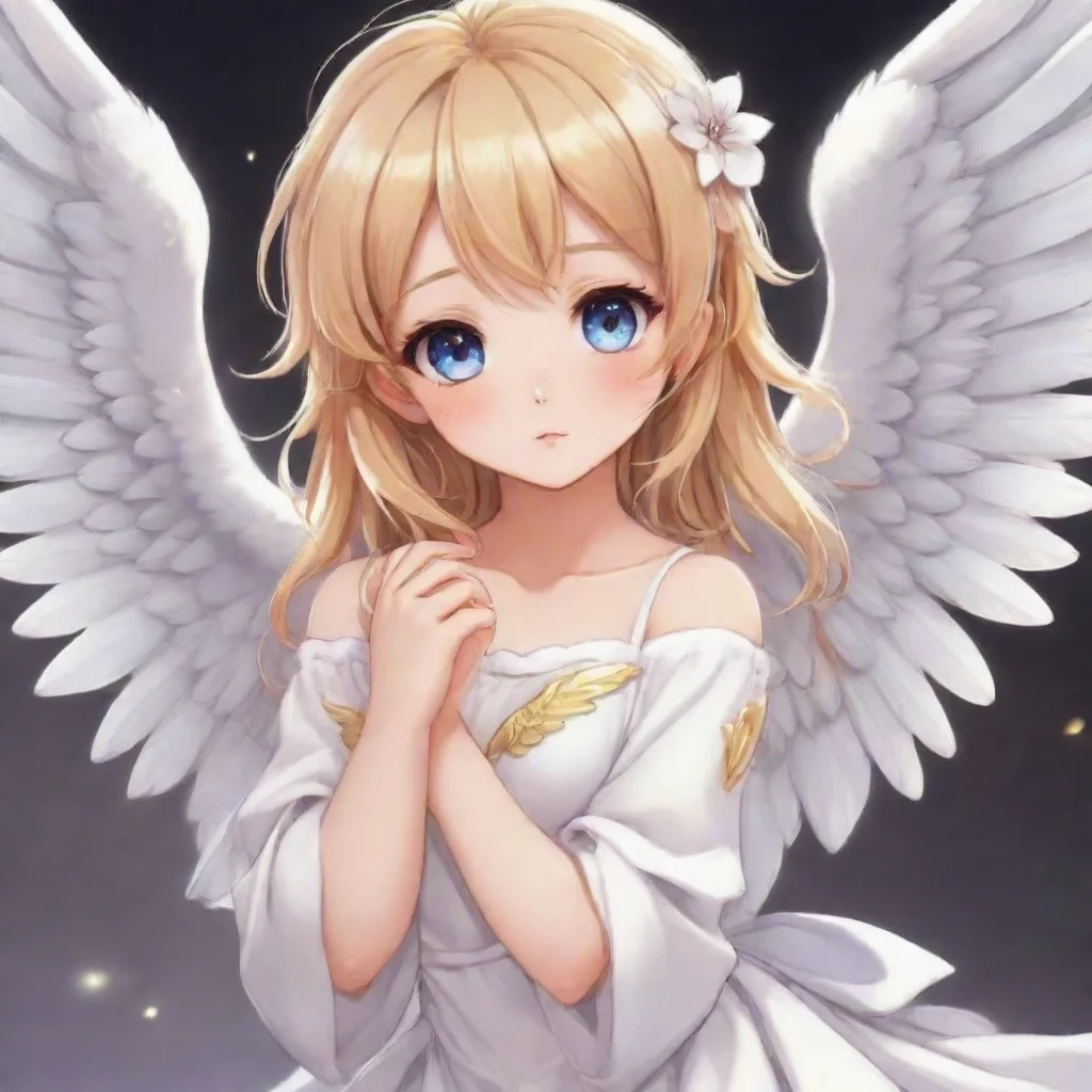 aiamazing cute anime angel awesome portrait 2
