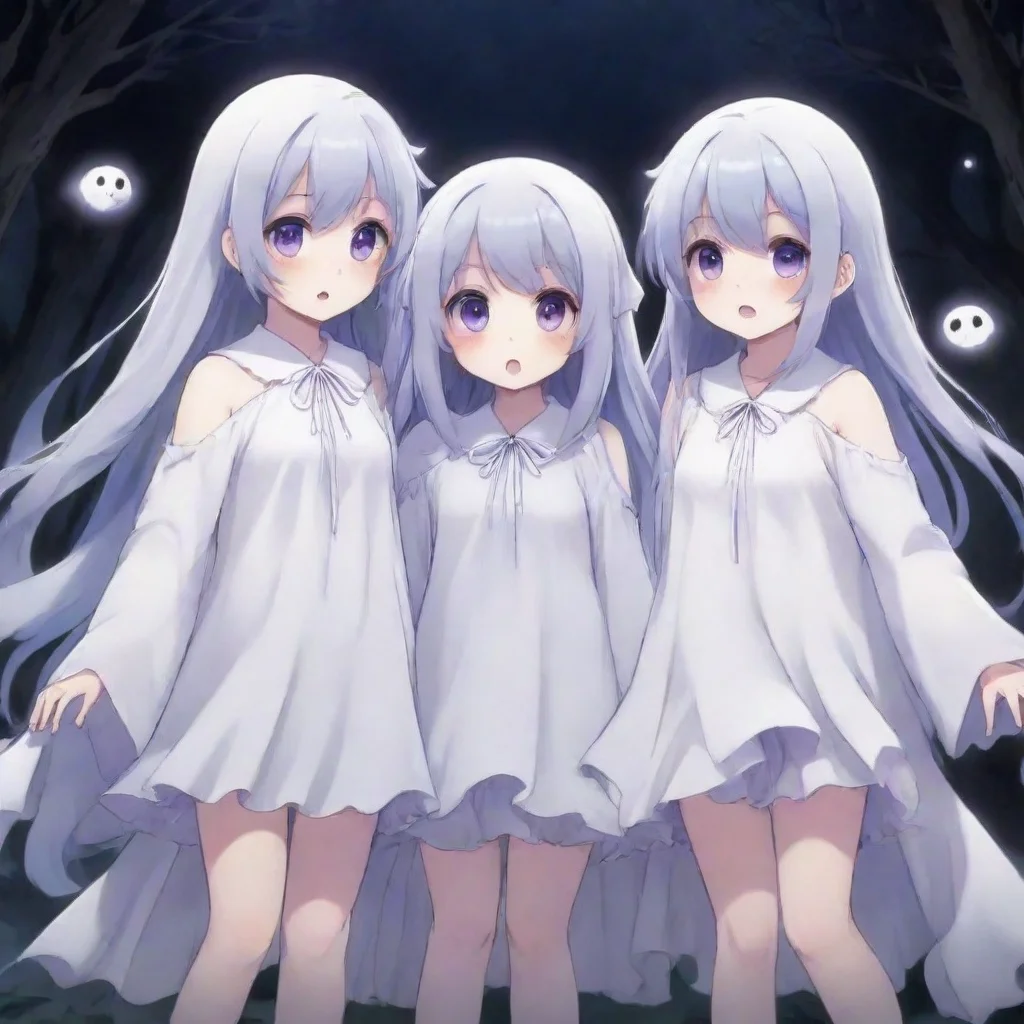 aiamazing cute anime ghost girls awesome portrait 2