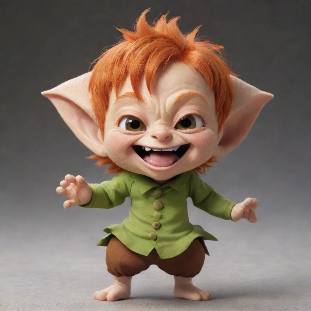 aiamazing cute anime ginger goblin happy awesome portrait 2