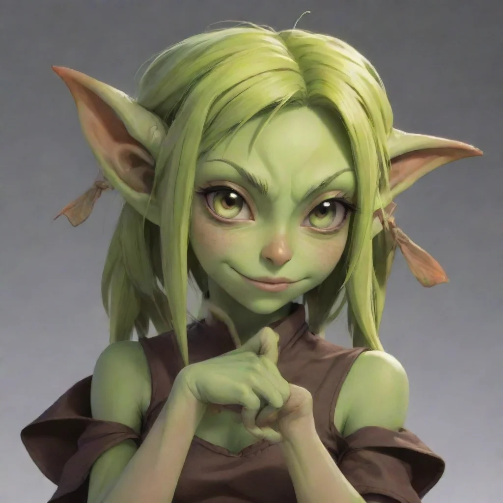 aiamazing cute anime goblin women awesome portrait 2