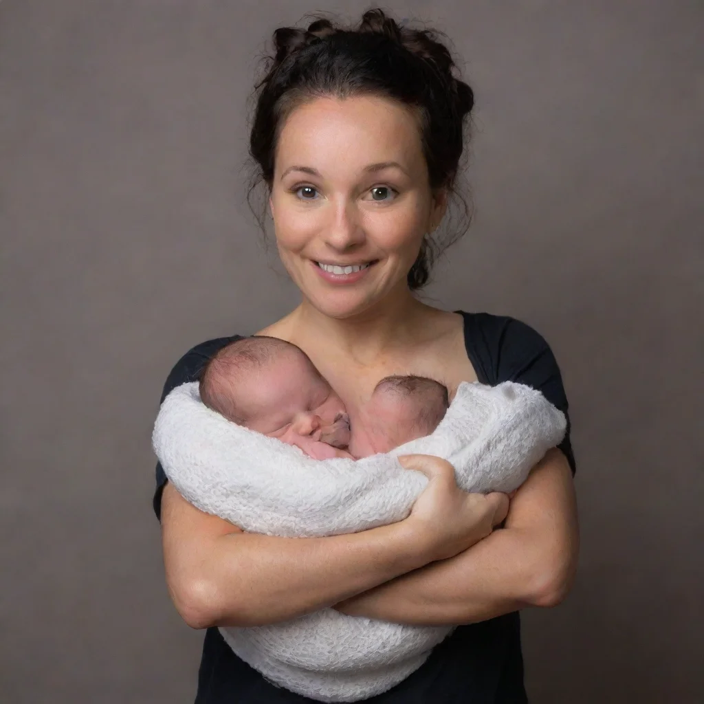 aiamazing dark entertiy holding a newborn baby awesome portrait 2