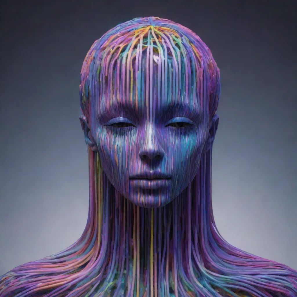 amazing datamosh awesome portrait 2