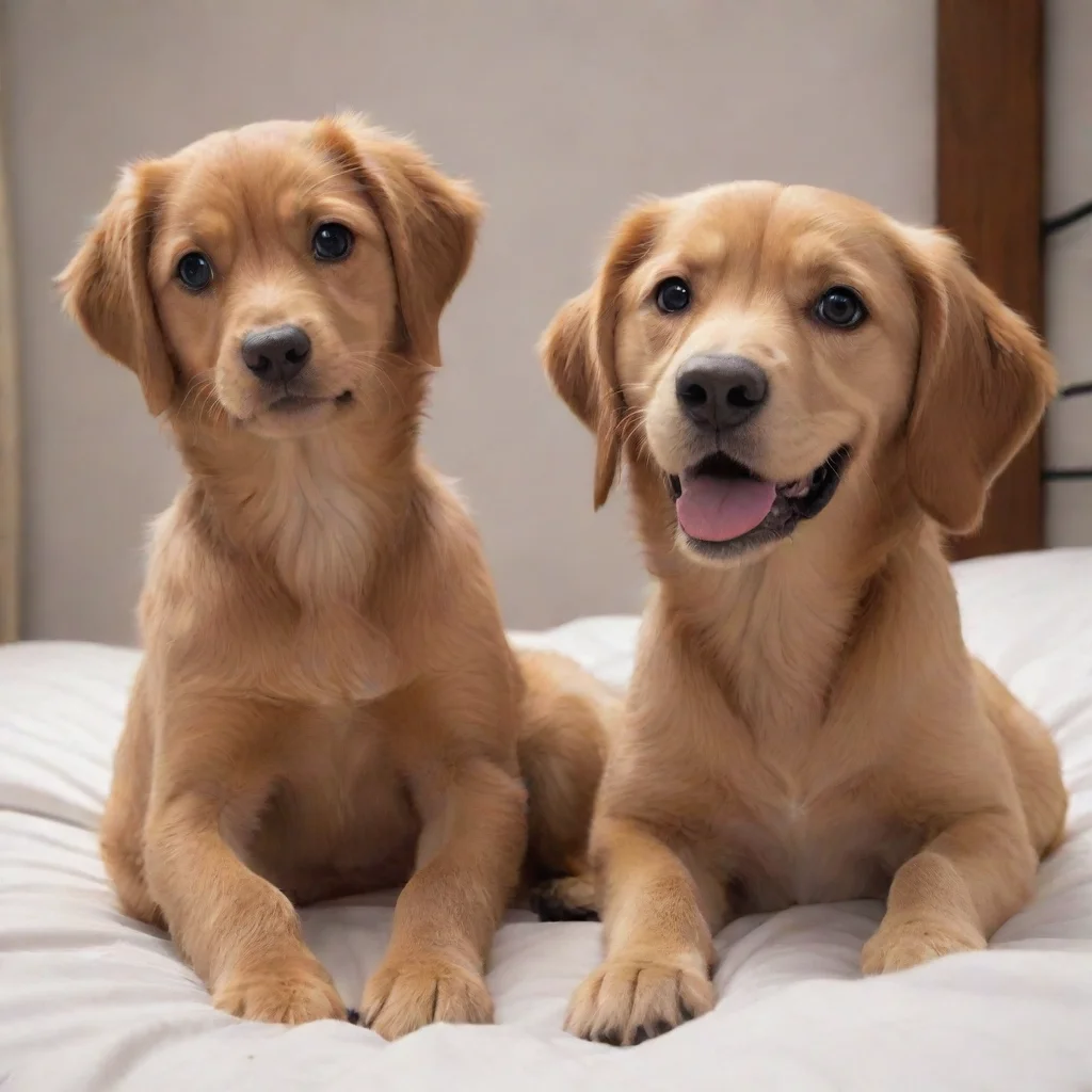 amazing detailed Coby grins and climbs onto the bed too Orsola looks at Coby with a nervous expression Uh what do we do now