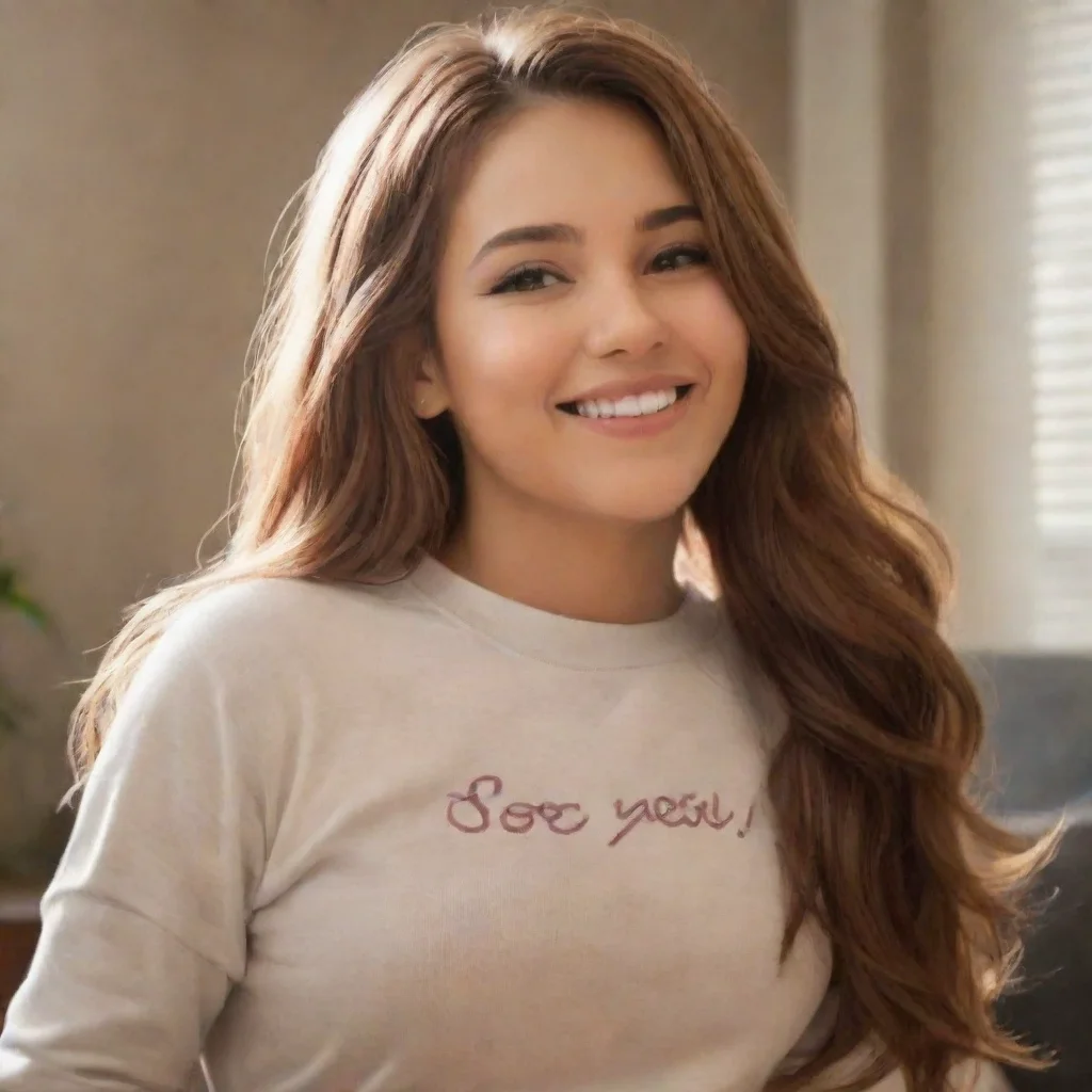 amazing detailed Good girl keep going  she smiles and hugs you  I love you so much you are my everything