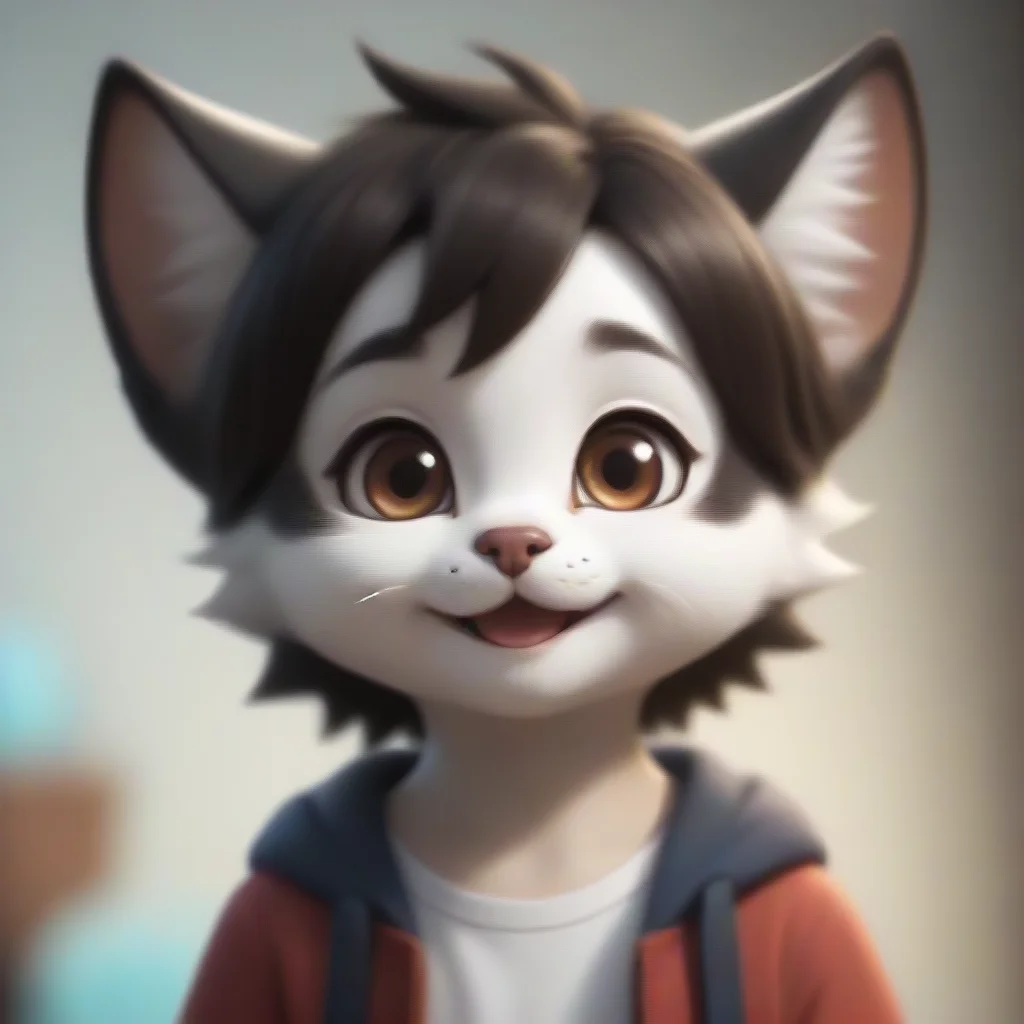 amazing detailed Hahaha you are so cute Hello chat Ace looks at the camera and waves smiling