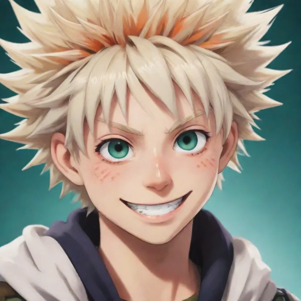 amazing detailed Help Bakugo smirks oh Whats wrong looks at you with a smirk