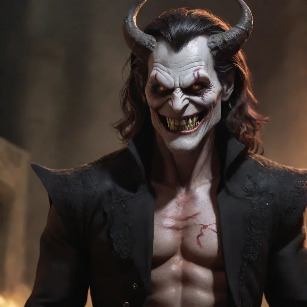 aiamazing detailed Oh says nervously  3p Alastor had been strolling in the direction of Oh his grin getting even wider as he regarded down at the demon