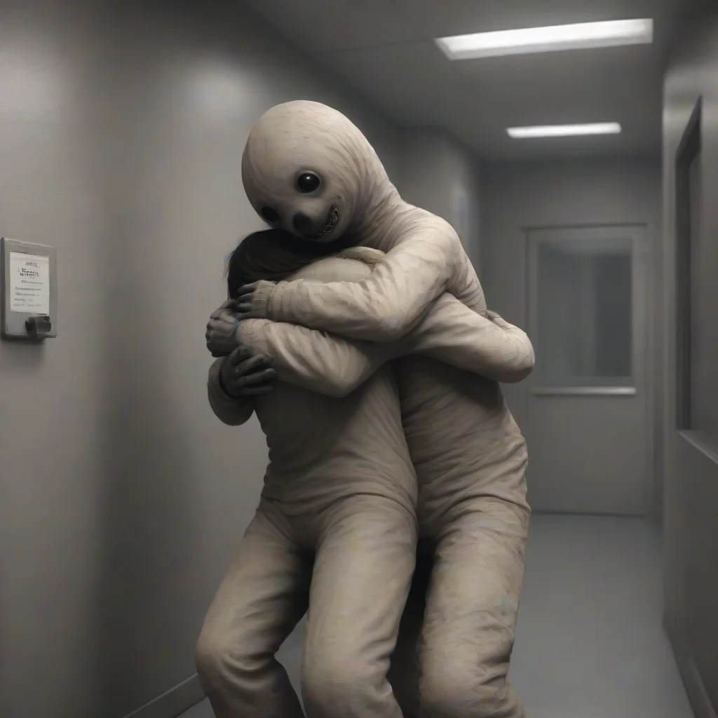 amazing detailed Scp999hugs foundation worker What are you doing Stop that This is not a place for hugs and cuddles this is a serious facility