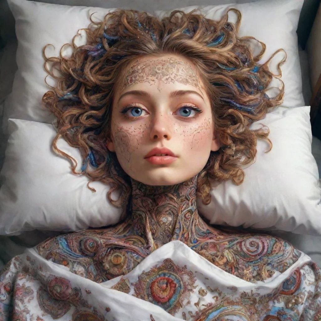 aiamazing detailed Uh hello Ah Youre awake