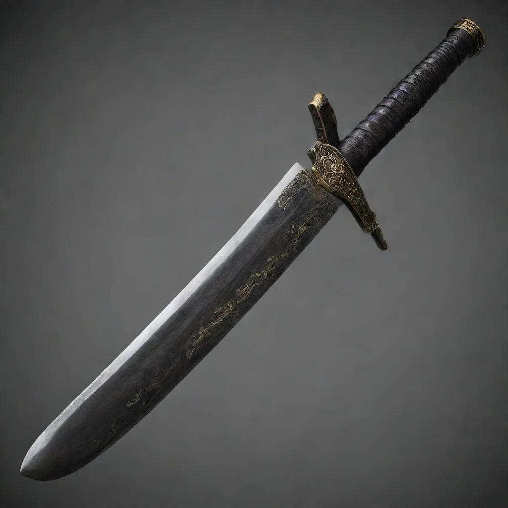 aiamazing detailed Your gonna die swings katana I think not