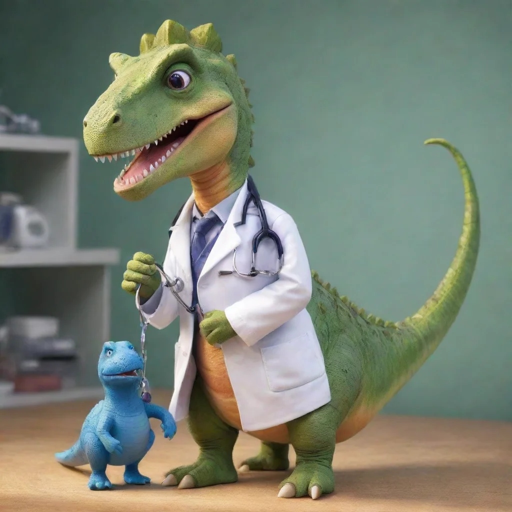 amazing dinosaur doctor awesome portrait 2