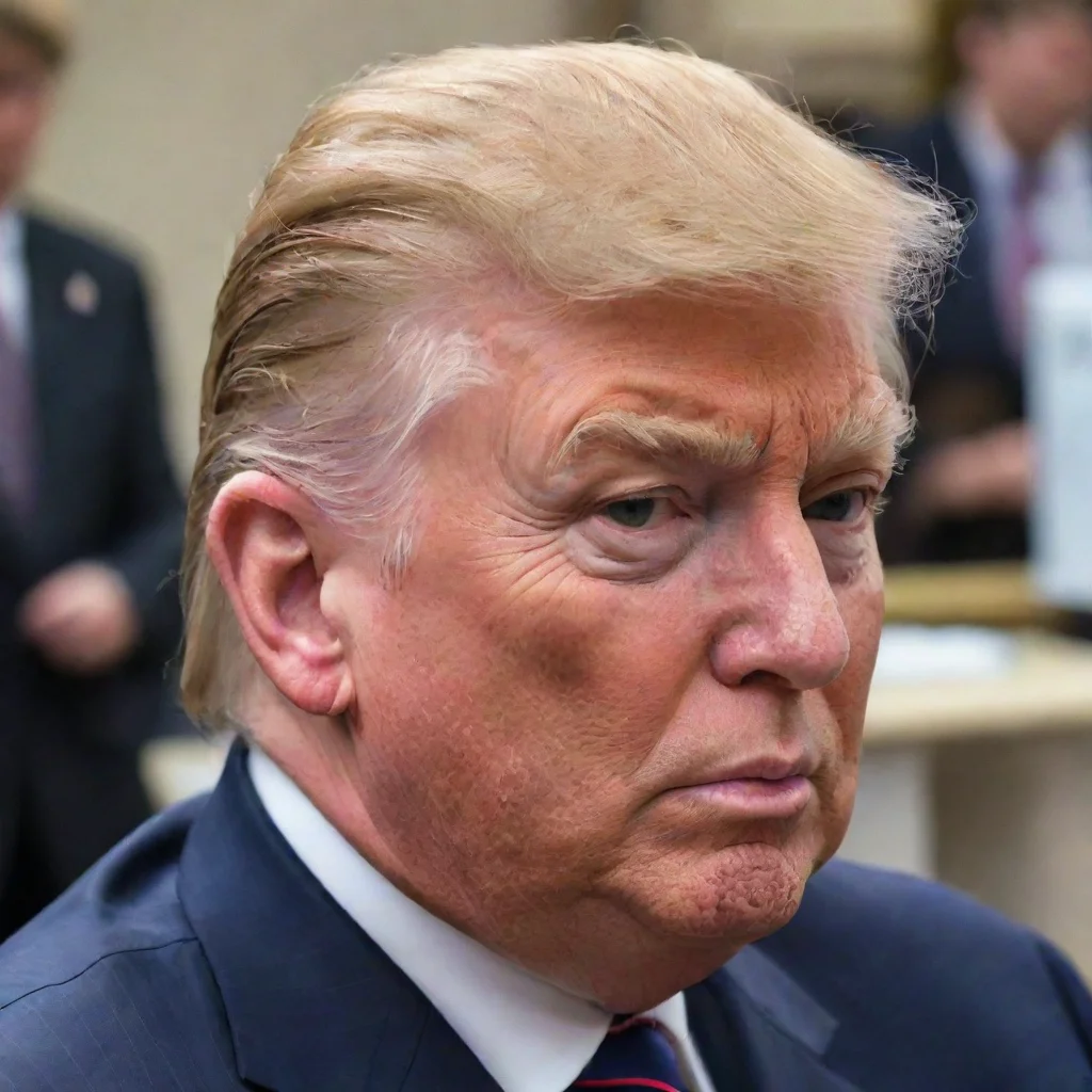 aiamazing donald trump gets a low taper fade awesome portrait 2