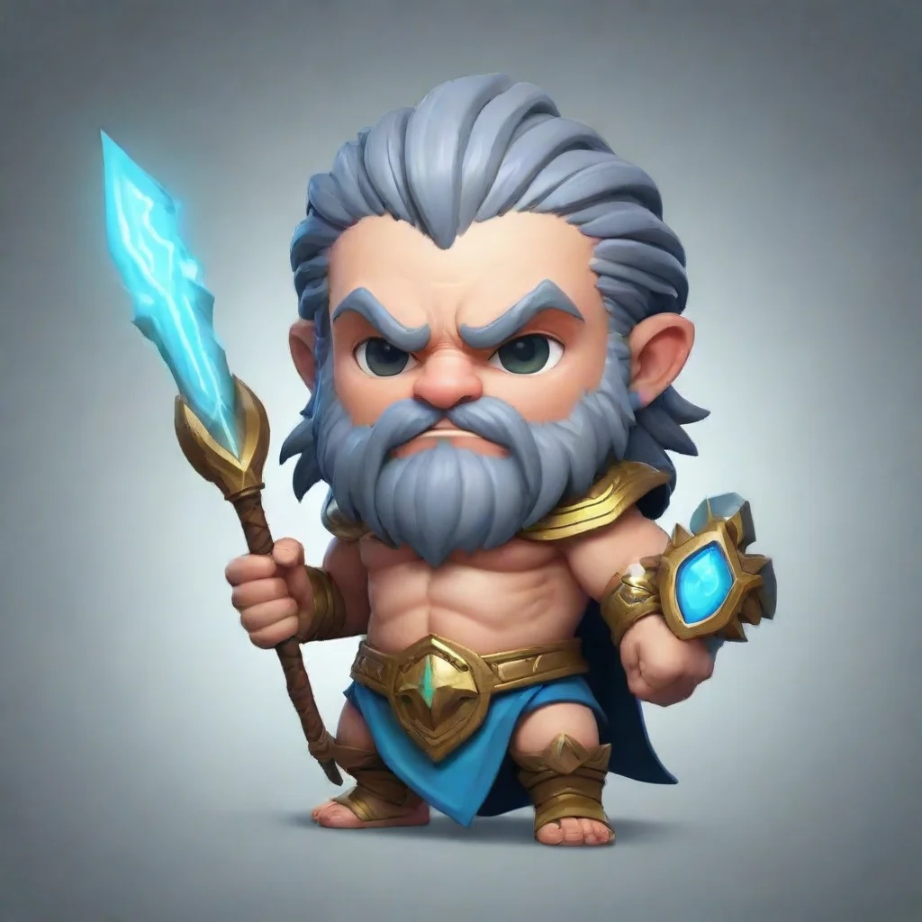 amazing dota 2 chibi zeus awesome portrait 2