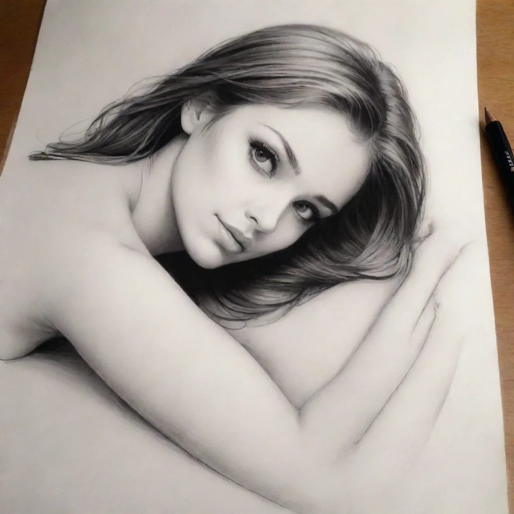 aiamazing draw a pretty girl lying without head  awesome portrait 2