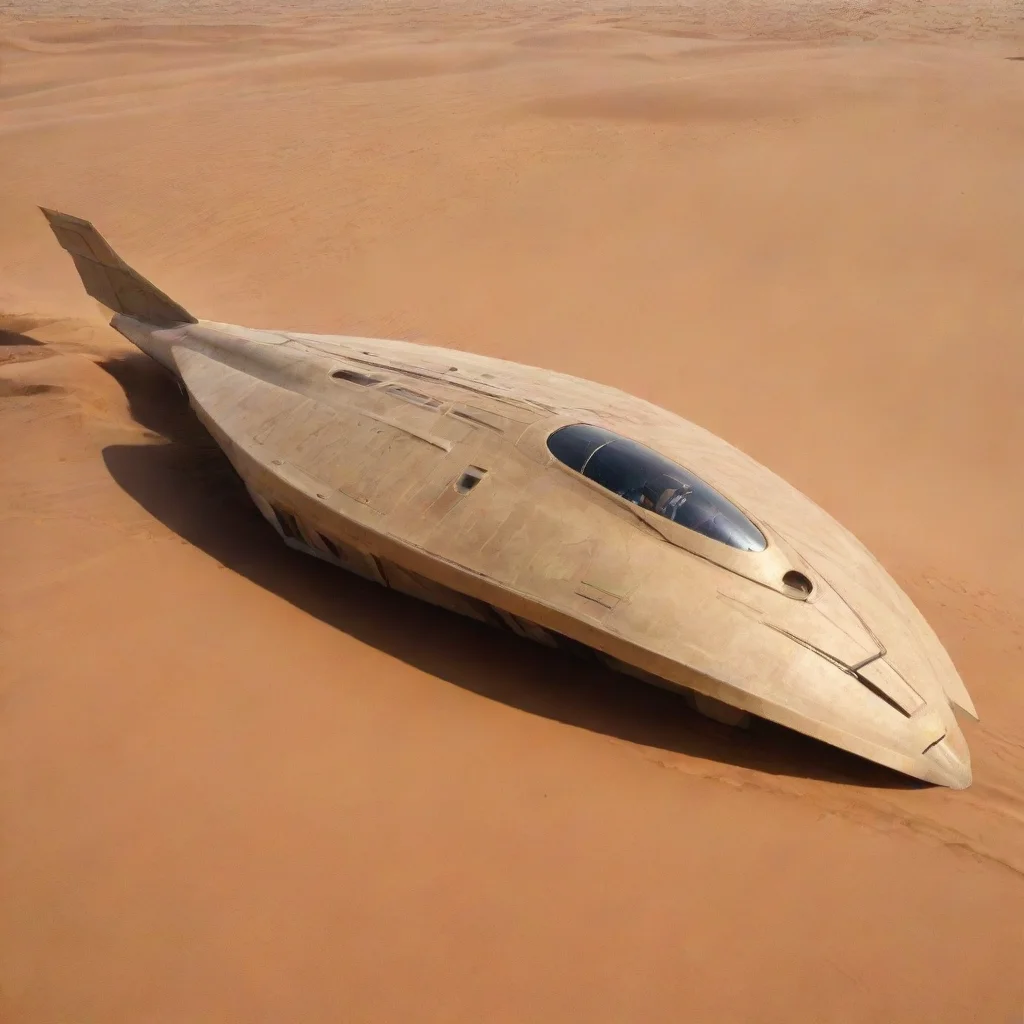 amazing dune spaceship  awesome portrait 2