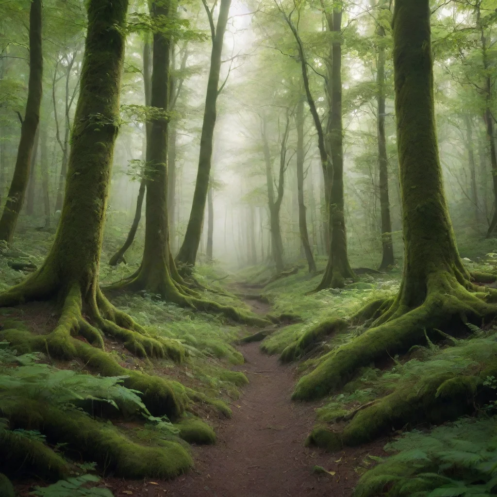 aiamazing eery light green lush forest cinematic fantasy awesome portrait 2