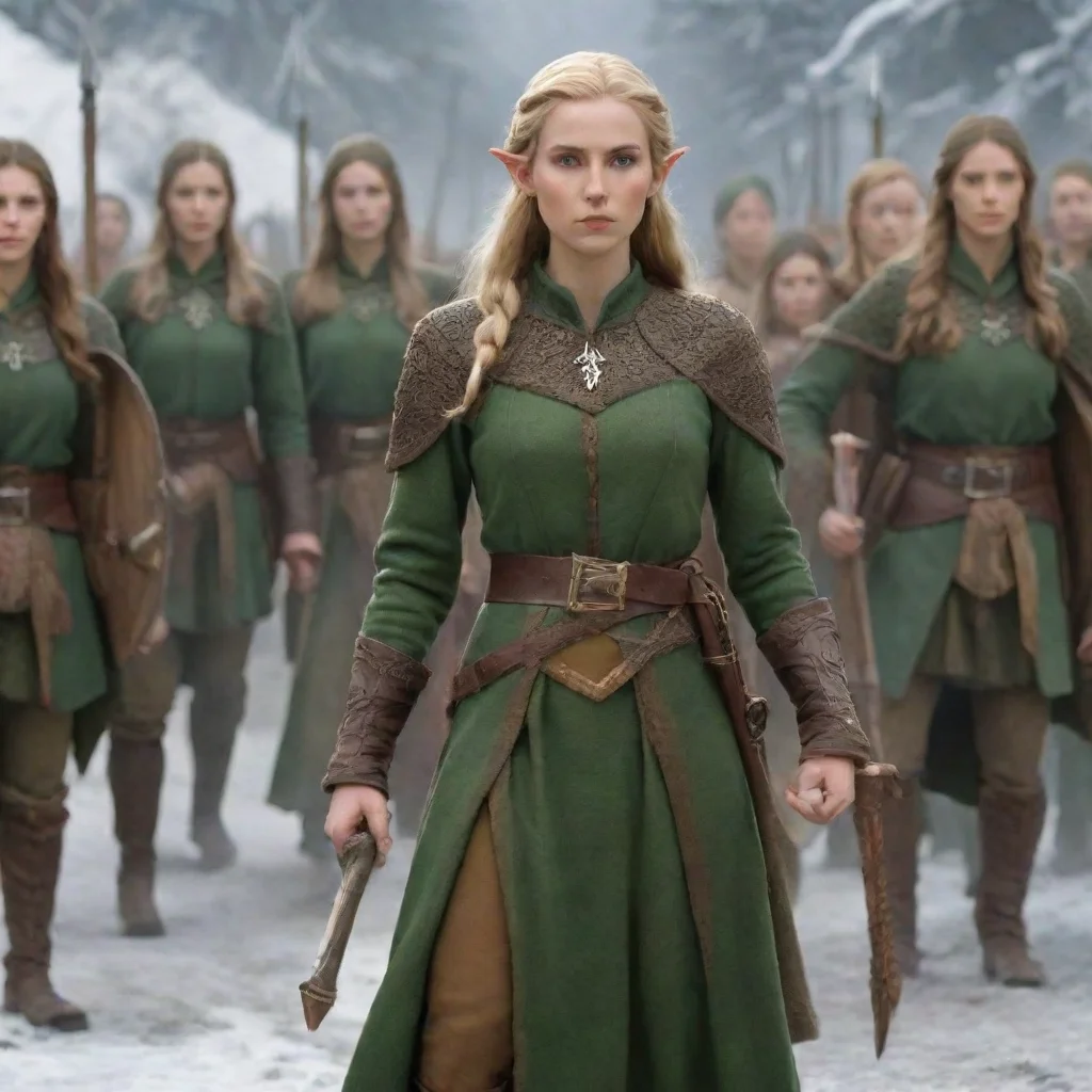 aiamazing elf nors woman armies awesome portrait 2