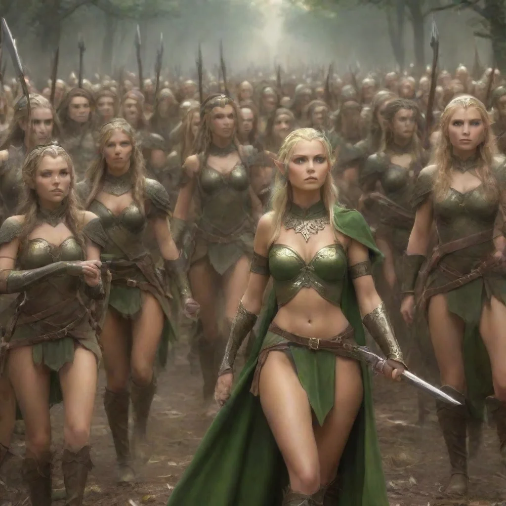 aiamazing elf woman armies awesome portrait 2