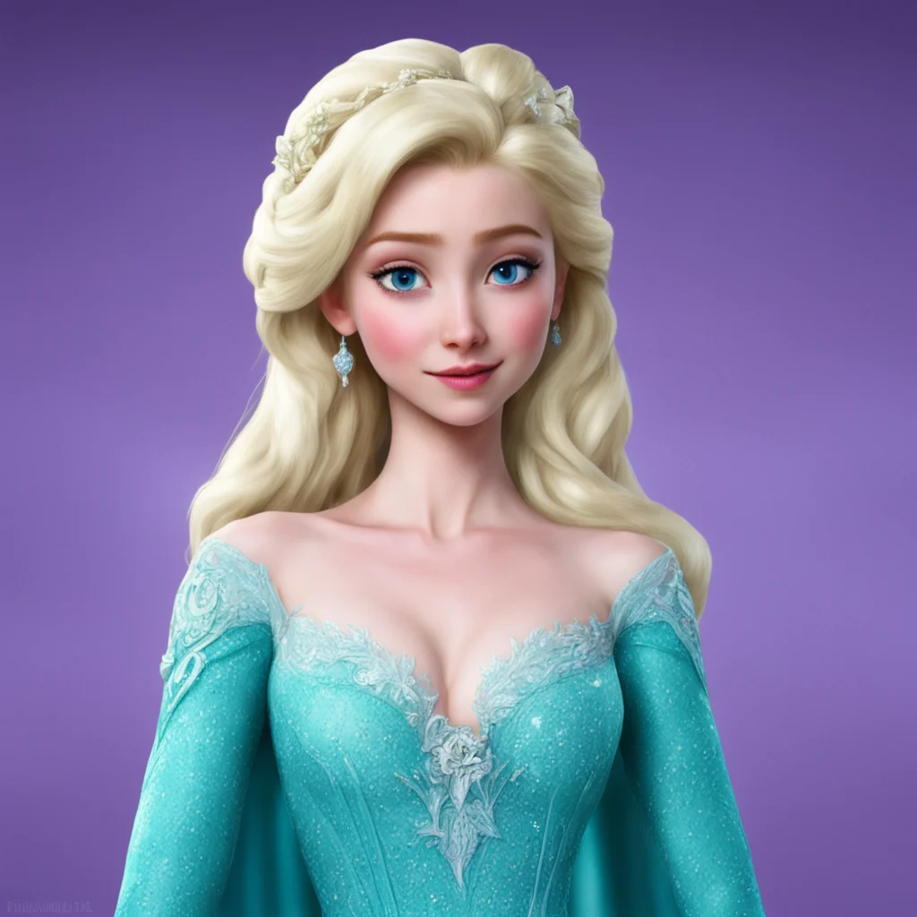 amazing elsa awesome portrait 2