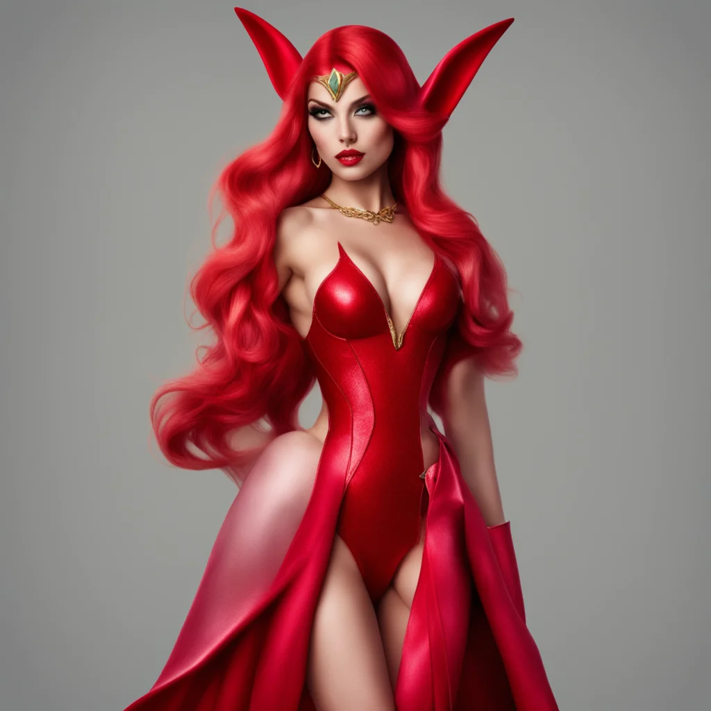 aiamazing elven princess shaped like jessica rabbit awesome portrait 2