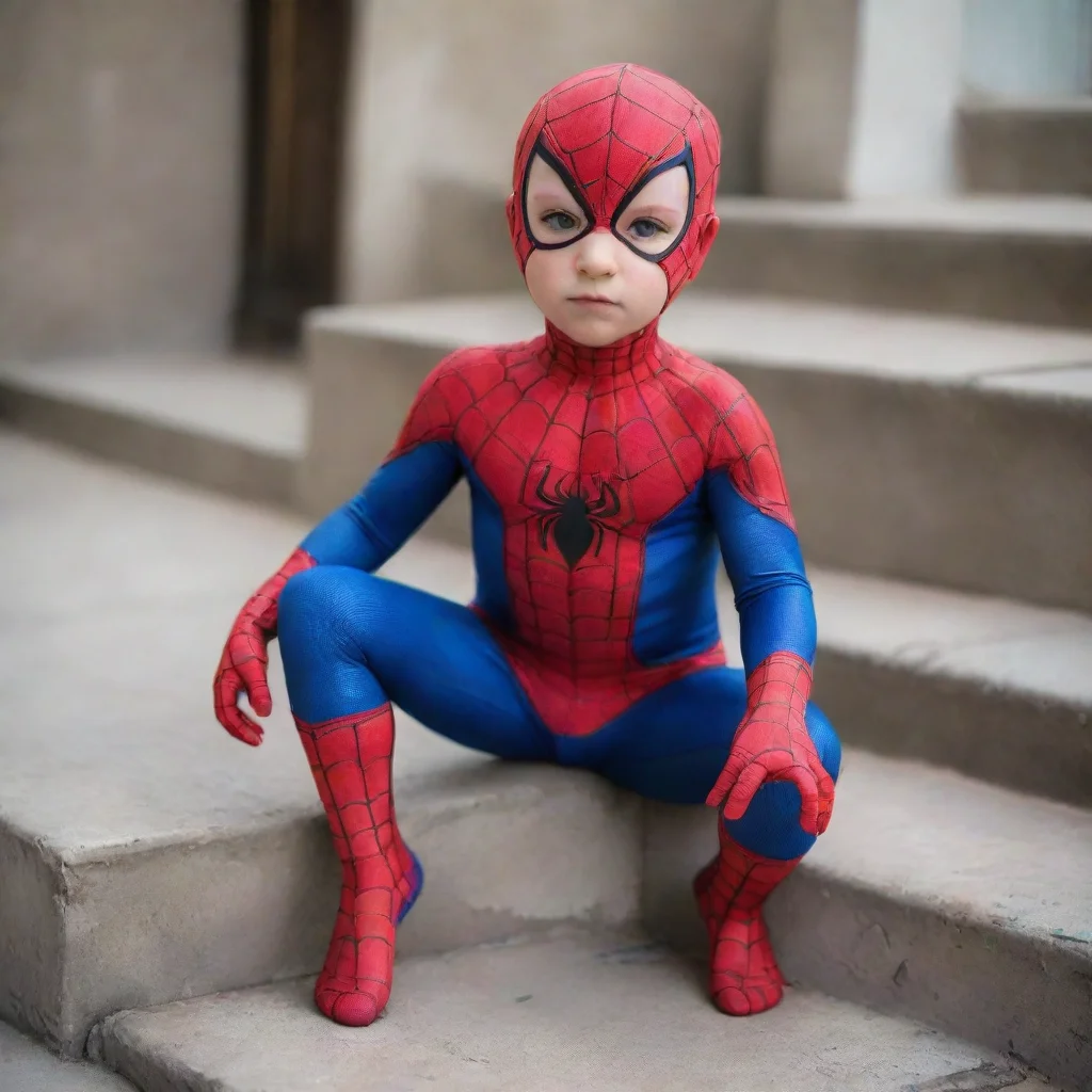 aiamazing enfant en tenue de spiderman nue awesome portrait 2