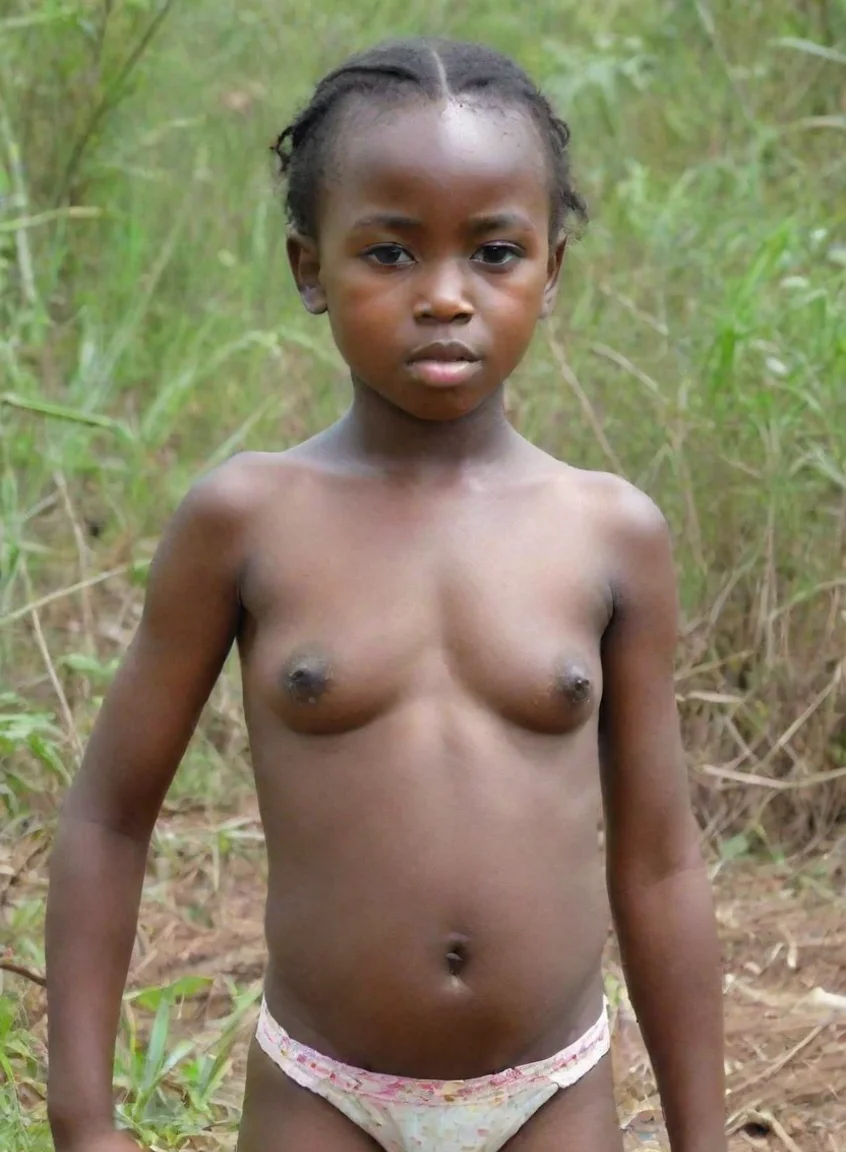 aiamazing enfant fille congolaise gros seins dans la savanne awesome portrait 2 portrait43