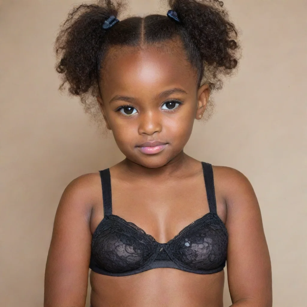 aiamazing enfant noire qui porte soutien gorge ramplis de gros seins  awesome portrait 2