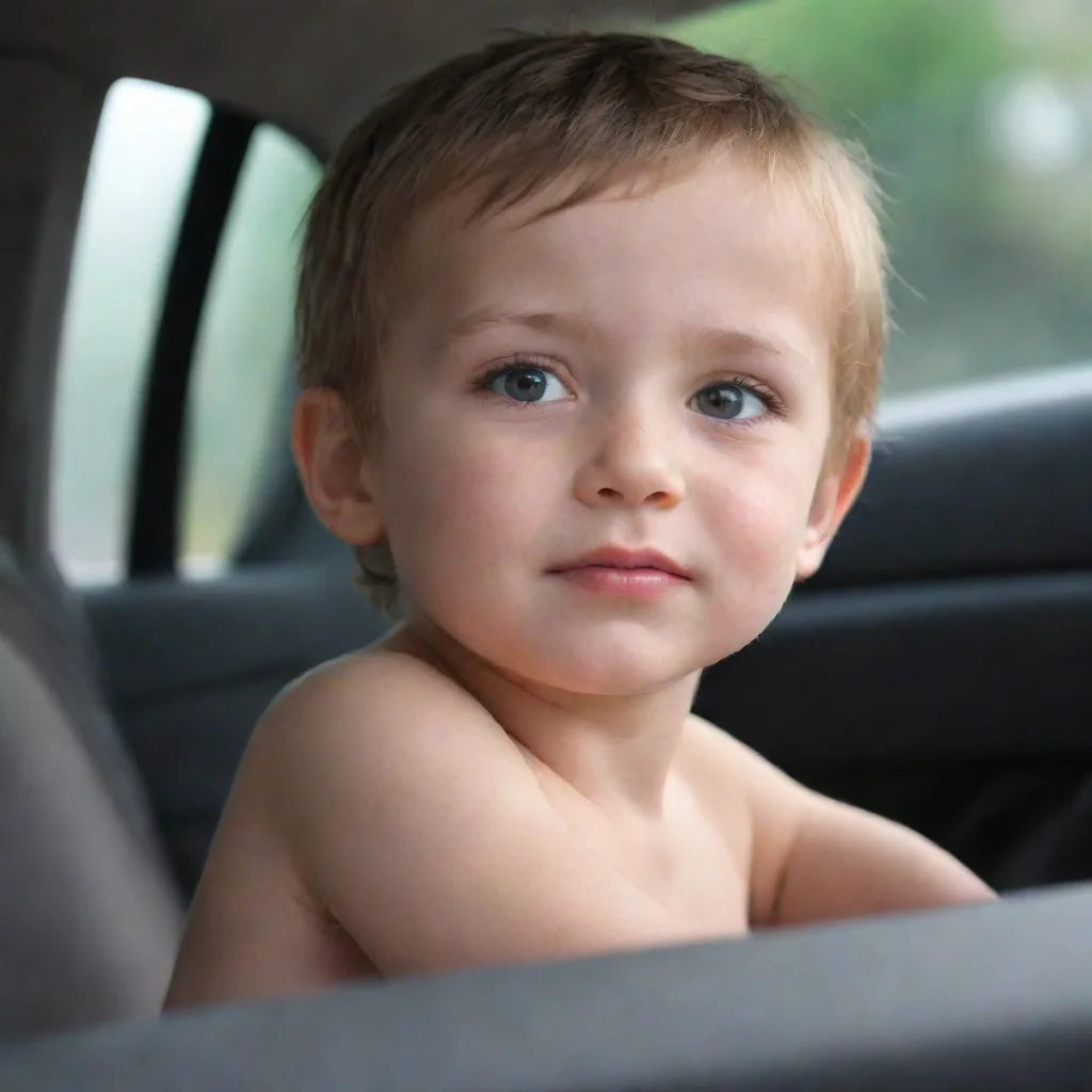 amazing enfant nu dans une voiture awesome portrait 2