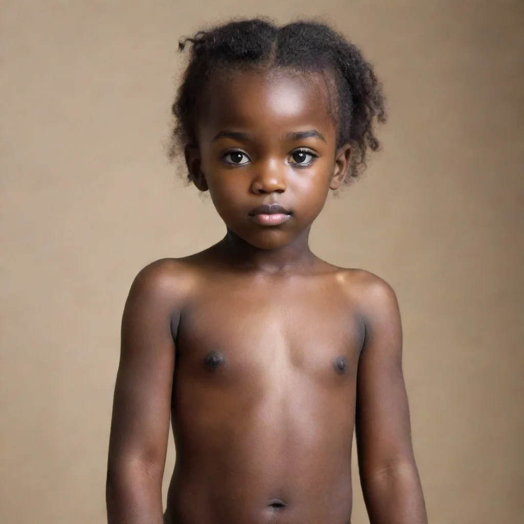 aiamazing enfant nue noire fille awesome portrait 2