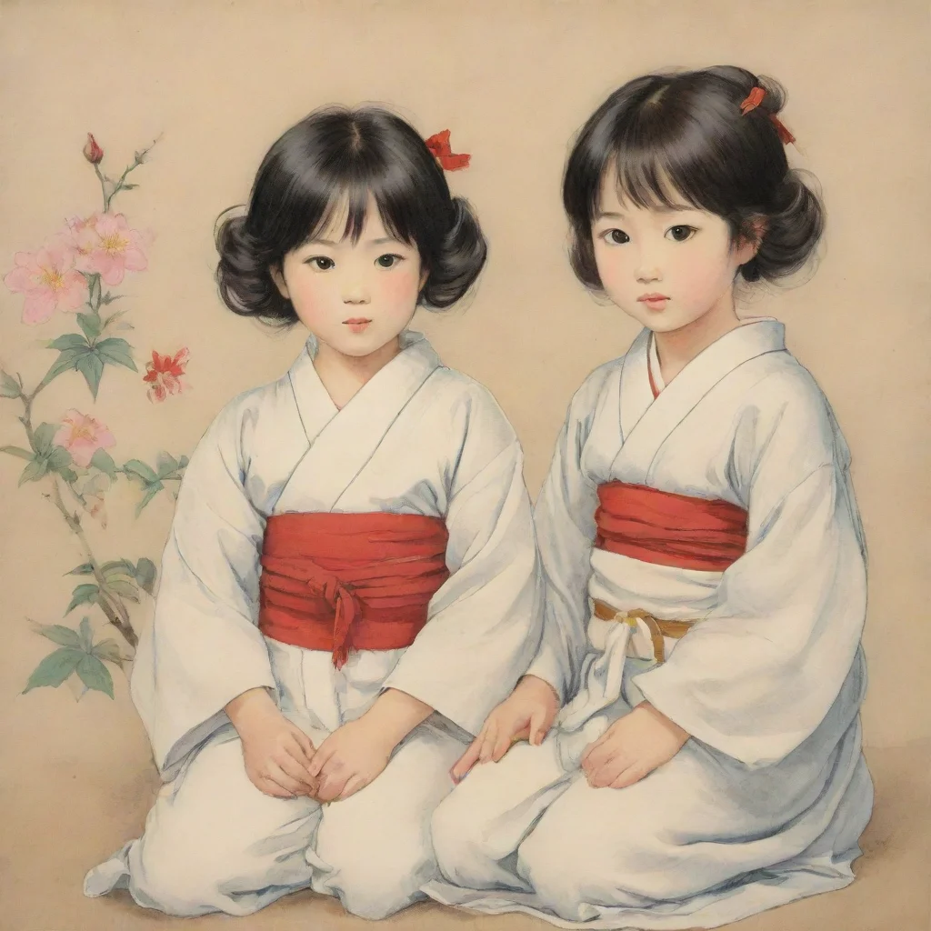 aiamazing enfants nu dessin japonais  awesome portrait 2
