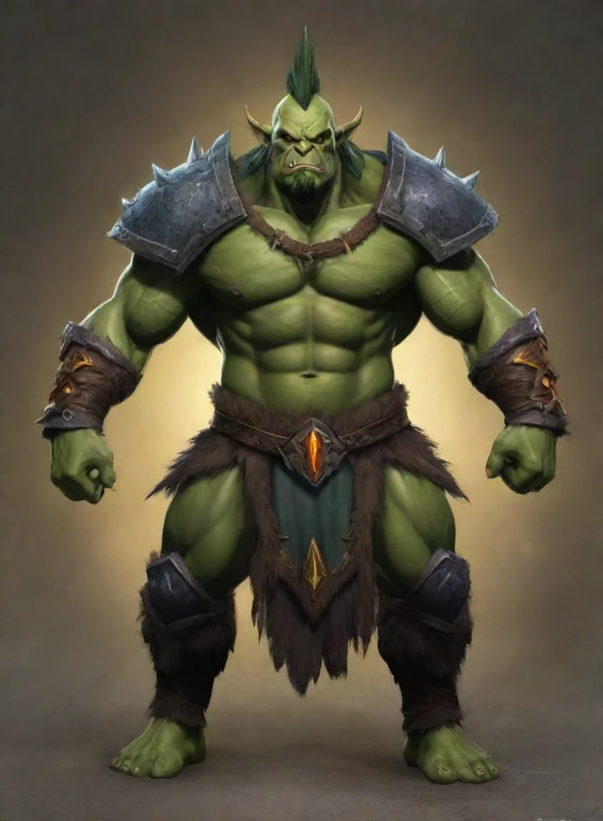 aiamazing epic character strong warrior greenstone spear fearsome hd wow awesome portrait 2 landscape43