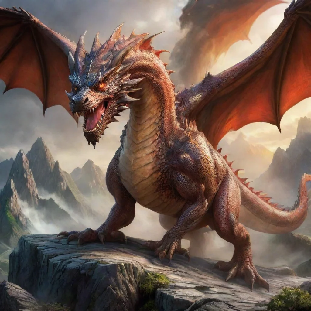 aiamazing epic dragon awesome portrait 2