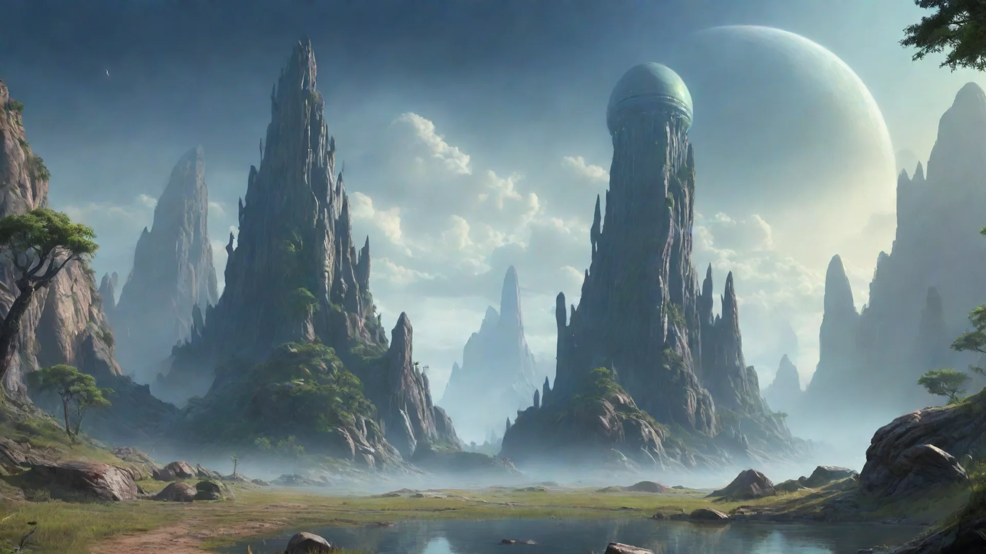 aiamazing epic peacefulness tranquil alien environment hd beauty artstation best  awesome portrait 2 wide