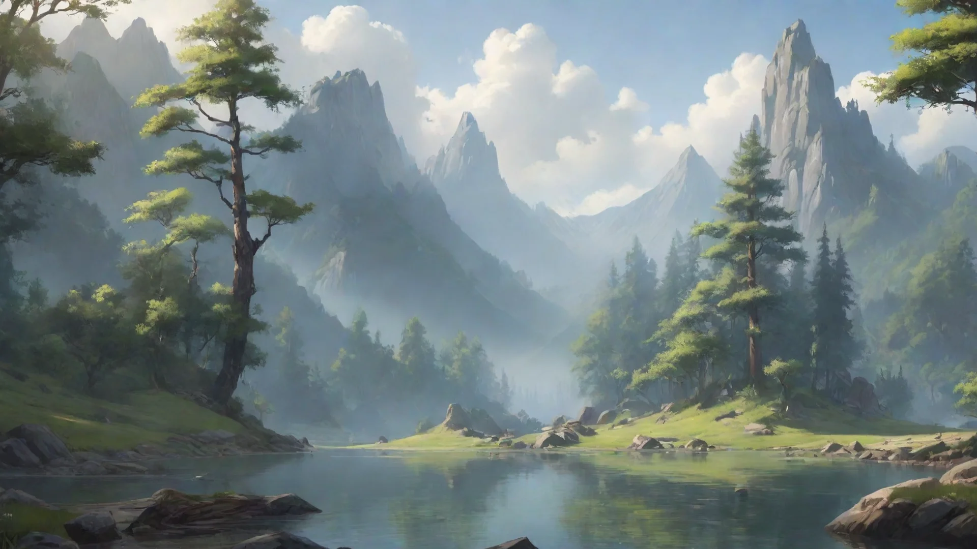 aiamazing epic peacefulness tranquil environment hd beauty artstation best  awesome portrait 2 wide