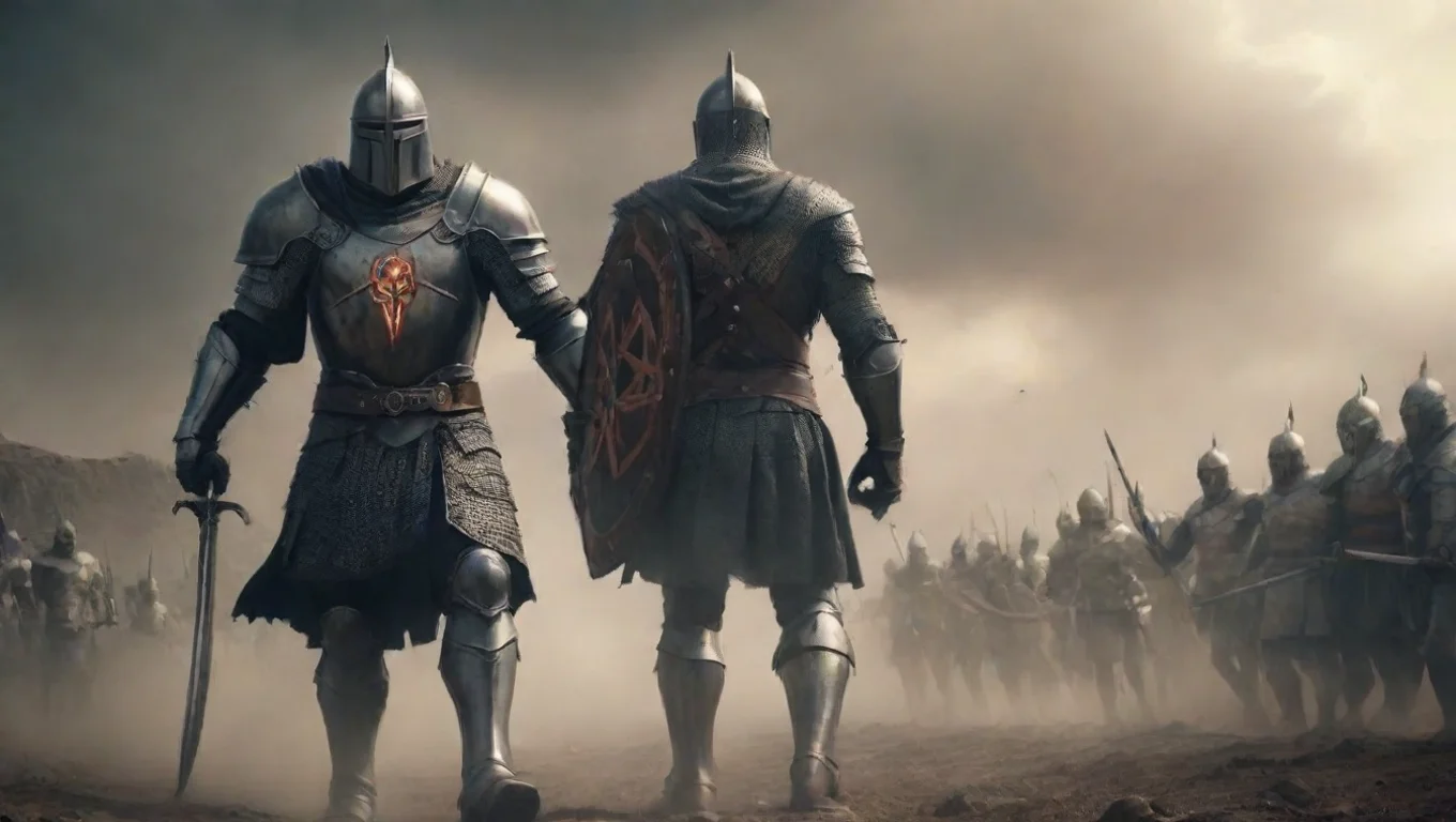 amazing epic warrior hd knight walking toward giant battle with illuminati awesome portrait 2 widescreen