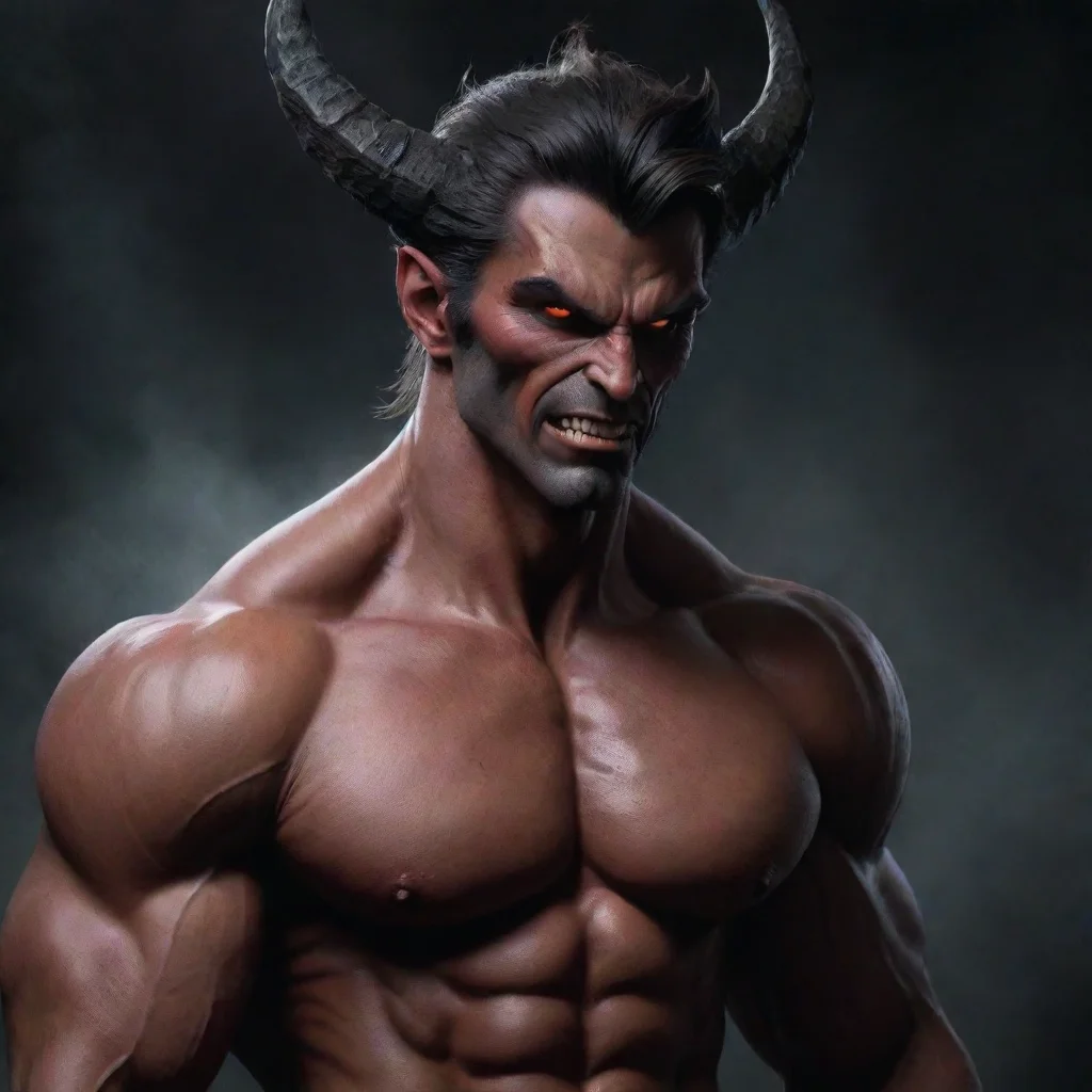 aiamazing evil demon masculine awesome portrait 2