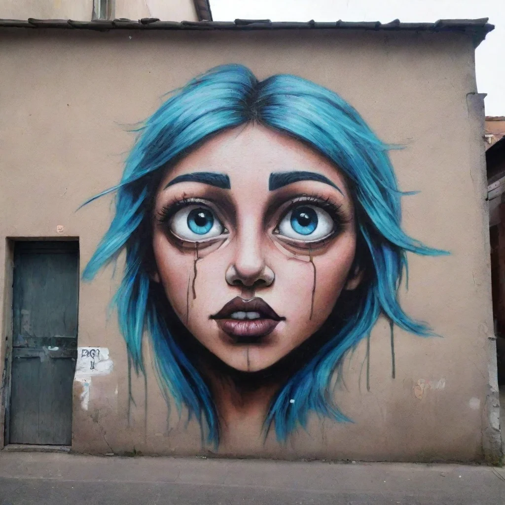 aiamazing fallus street art awesome portrait 2