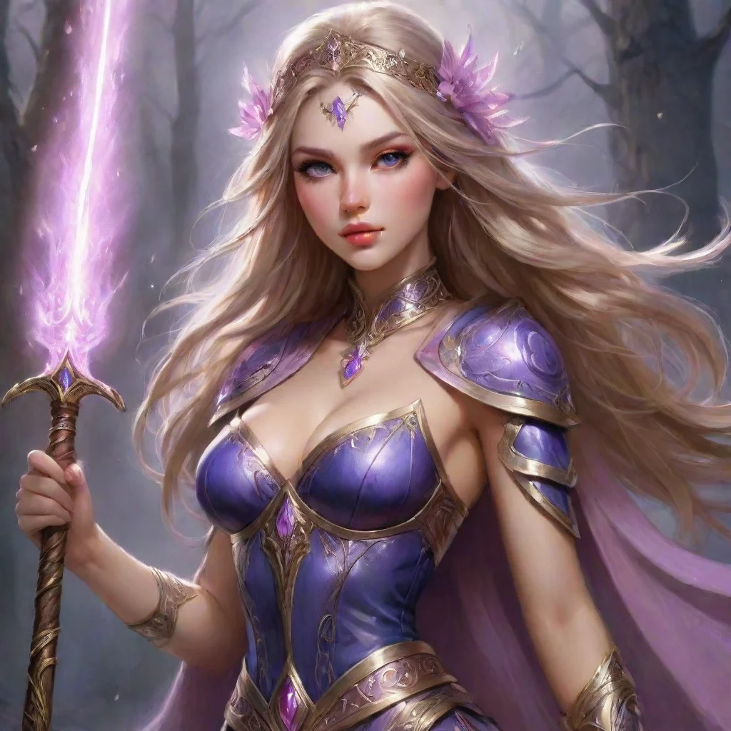 aiamazing fantasy art warrior sweet princess mage majestic feminine beauty grace awesome portrait 2