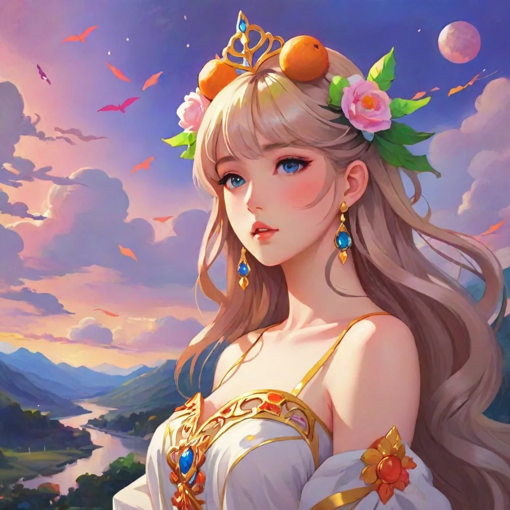 aiamazing fantasy sweet fauvist god beauty grace anime cool neutral colors hd epic environment awesome portrait 2