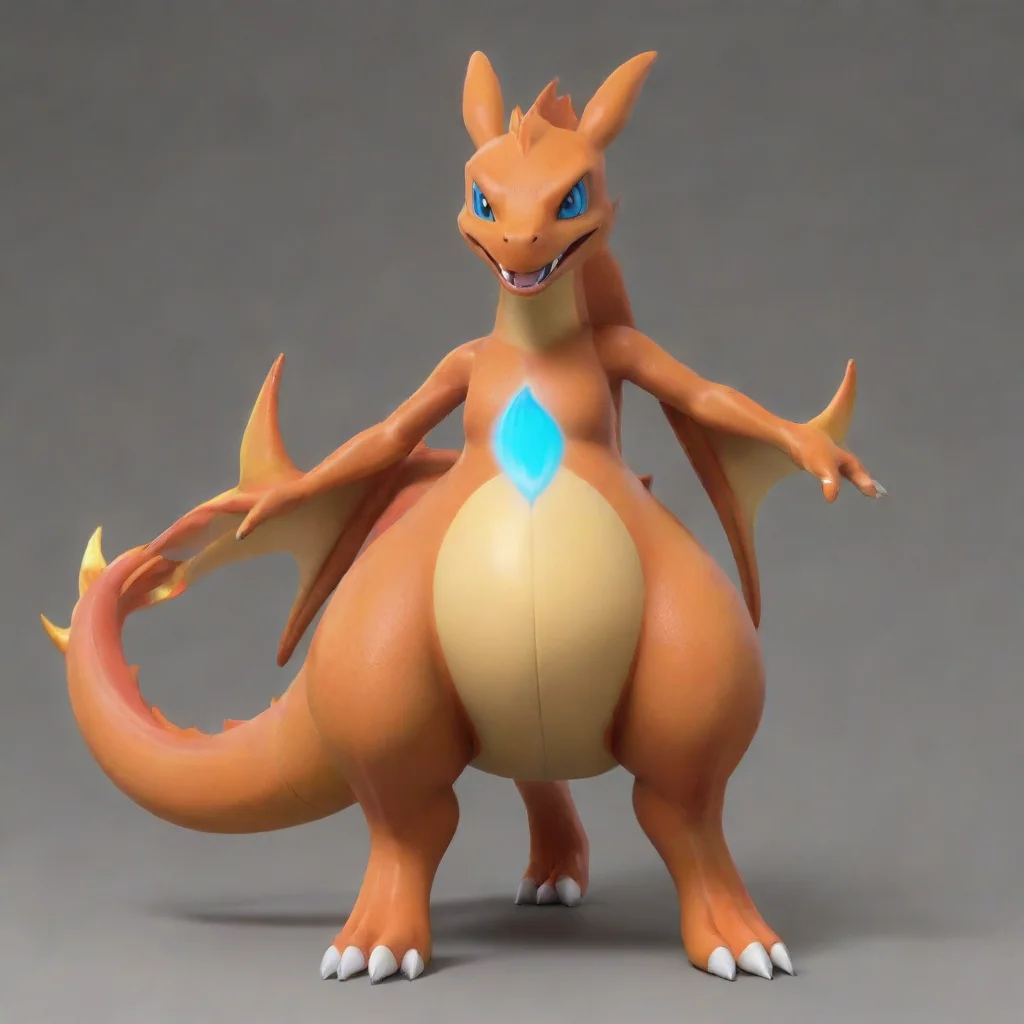 amazing female charizard  awesome portrait 2