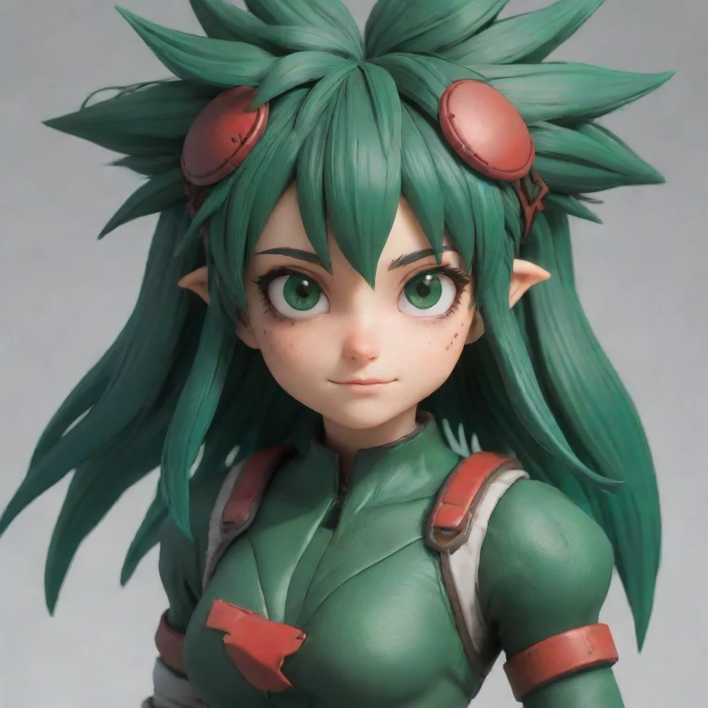 aiamazing female deku detailed awesome portrait 2