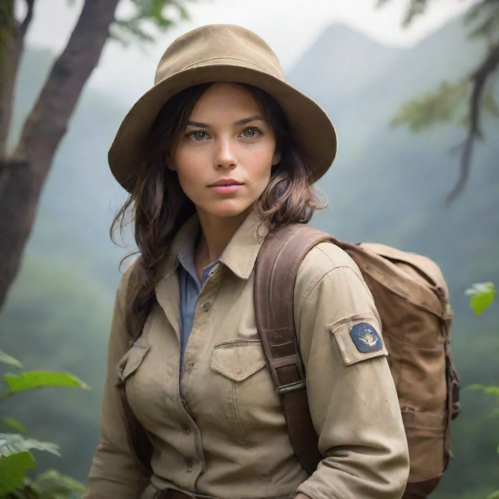 amazing female explorer awesome portrait 2