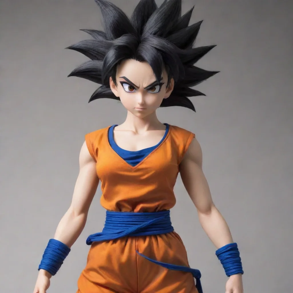 aiamazing female saiyan awesome portrait 2